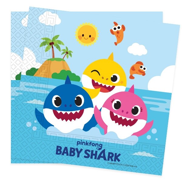 Product Image for Baby Shark - Servietter 20 stk.
