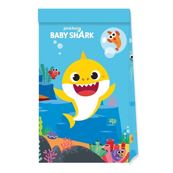 Product Image for Baby Shark - Godteposer i papir 4 stk.