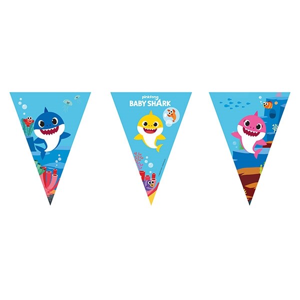 Product Image for Baby Shark - Flaggirlander 230 cm
