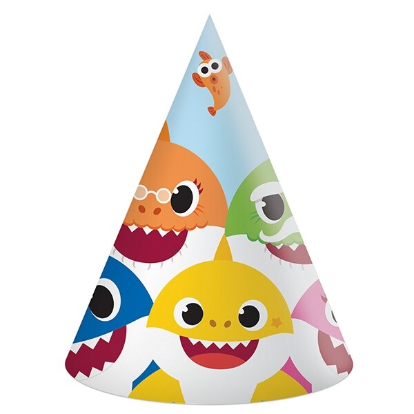 Product Image for Baby Shark - Festhatter 6 stk.