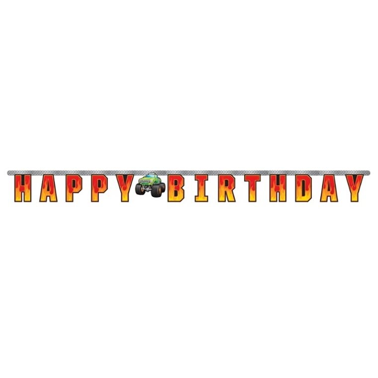 Product Image for Monster Truck - Girlander Happy Birthday