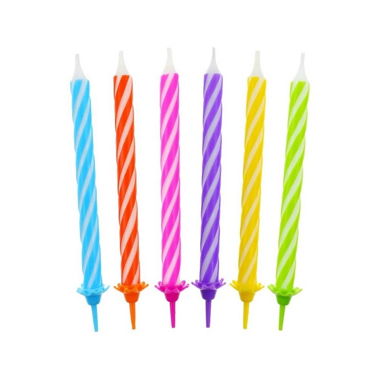 Product Image for Kakelys - Skruer i Regnbuefarger 24 stk.