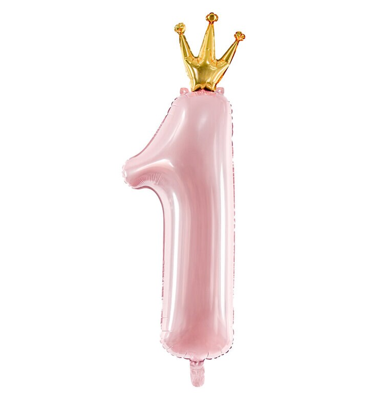 Product Image for Tallballong, Rosa, 1 år med krone