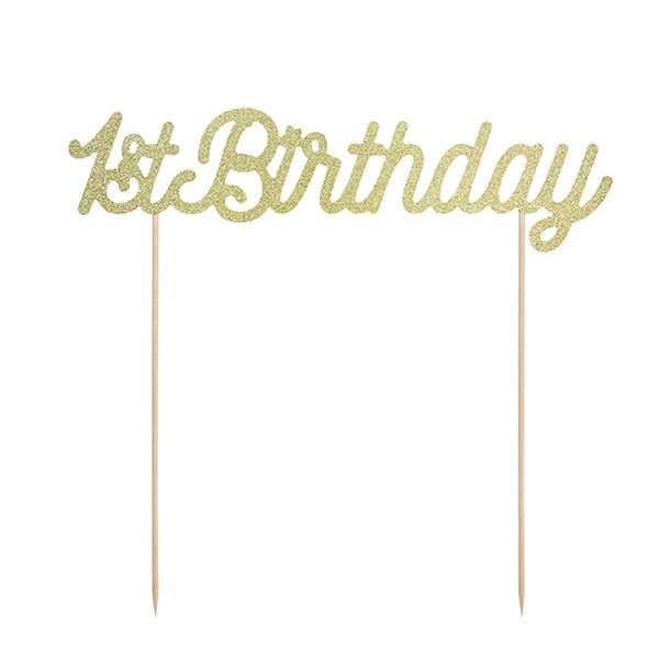 Product Image for Caketopper 1st Birthday i Gull