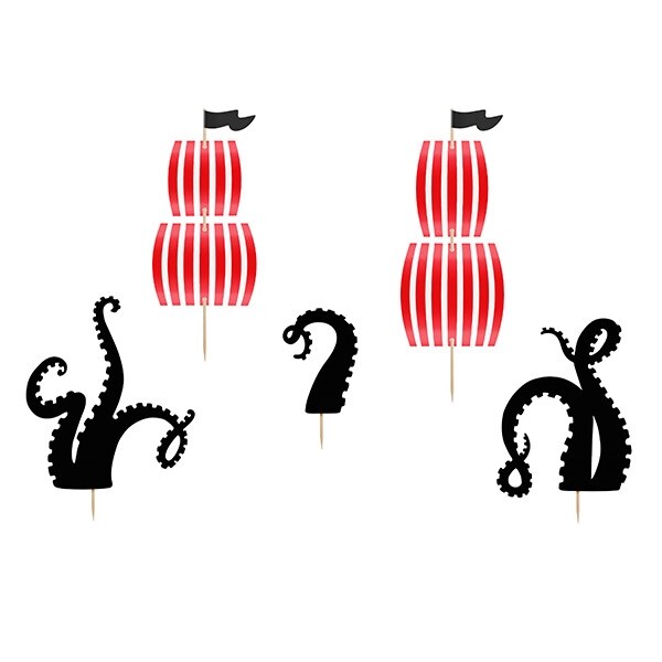 Product Image for Kakedekorasjoner Pirates Party 5 deler