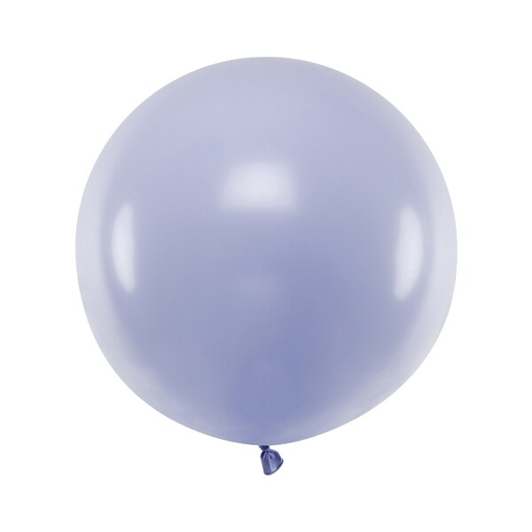 Product Image for Rund ballong, Pastell lyselilla 60 cm (stykkevis)