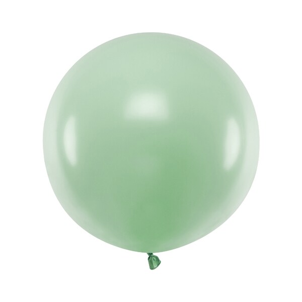 Product Image for Rund ballong, Pastell pistasjegrønn 60 cm (stykkevis)