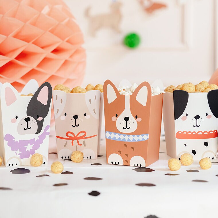 Product Image for Popcornbeger Søte Hunder 6 stk.