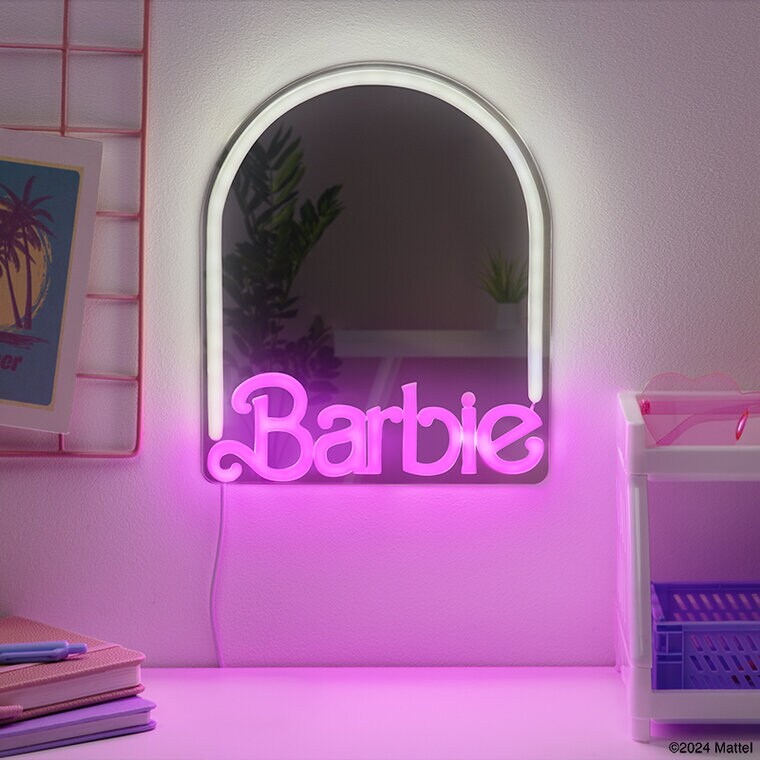 Product Image for Barbie LED-Vegglampe med speil