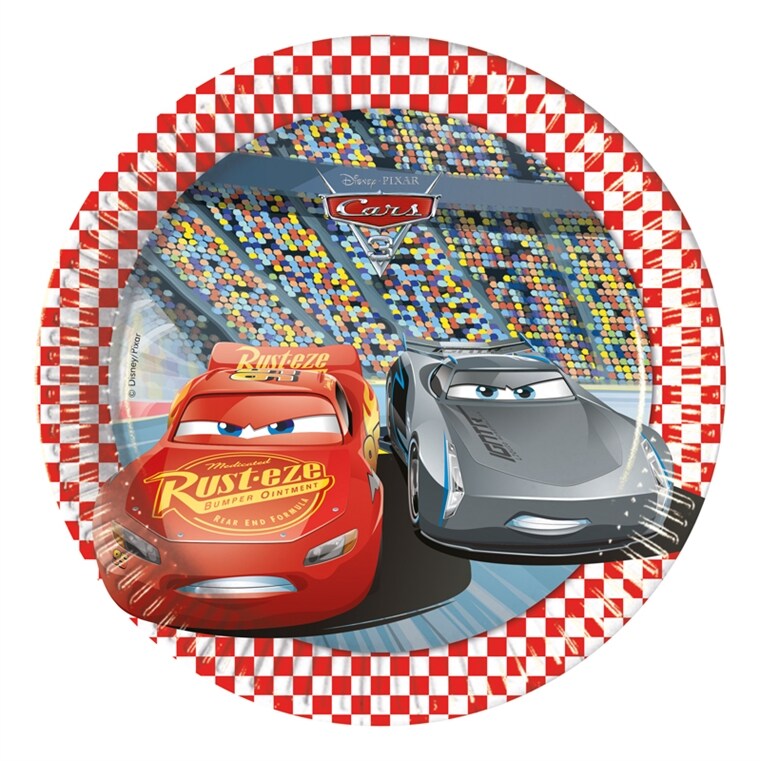 Product Image for Cars 3 - Tallerkener 20 cm 8 stk.