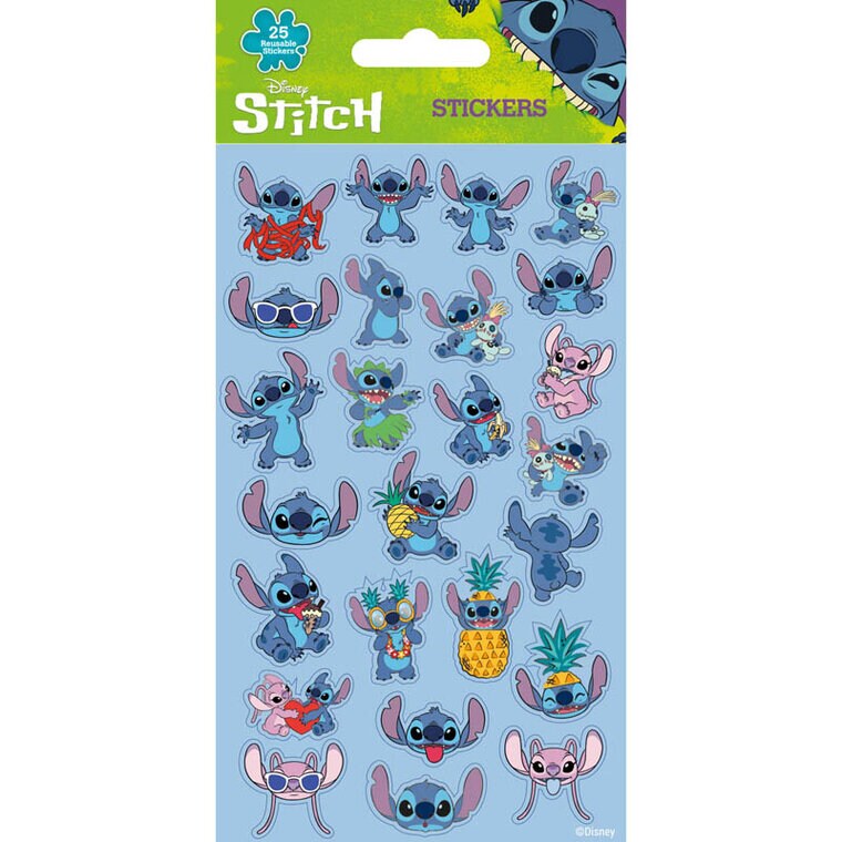 Product Image for Stitch & Angel Klistremerker 25 stk.