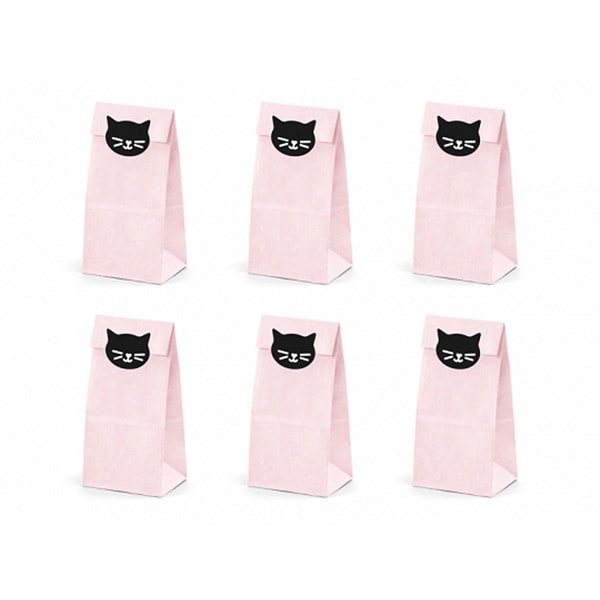 Product Image for Katt - Godteposer 6 stk.