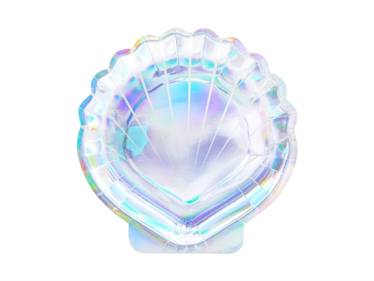 Product Image for Skimrende asjetter formet som skjell 6 stk.