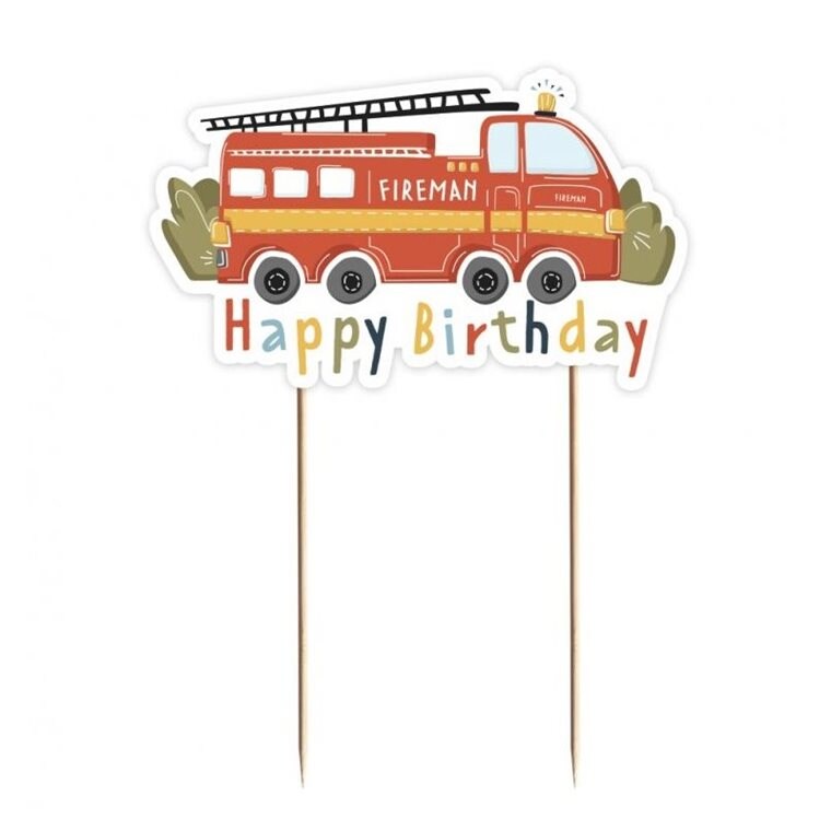 Product Image for Cake Topper Brannbil