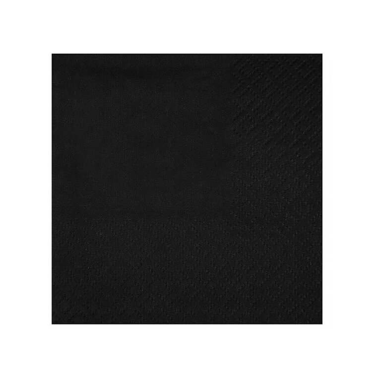 Product Image for Cocktailservietter - Svarte 25 stk.