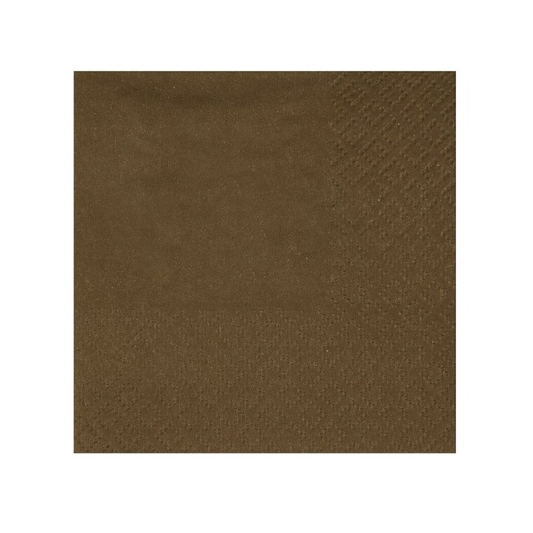 Product Image for Cocktailservietter - Brune 25 stk.