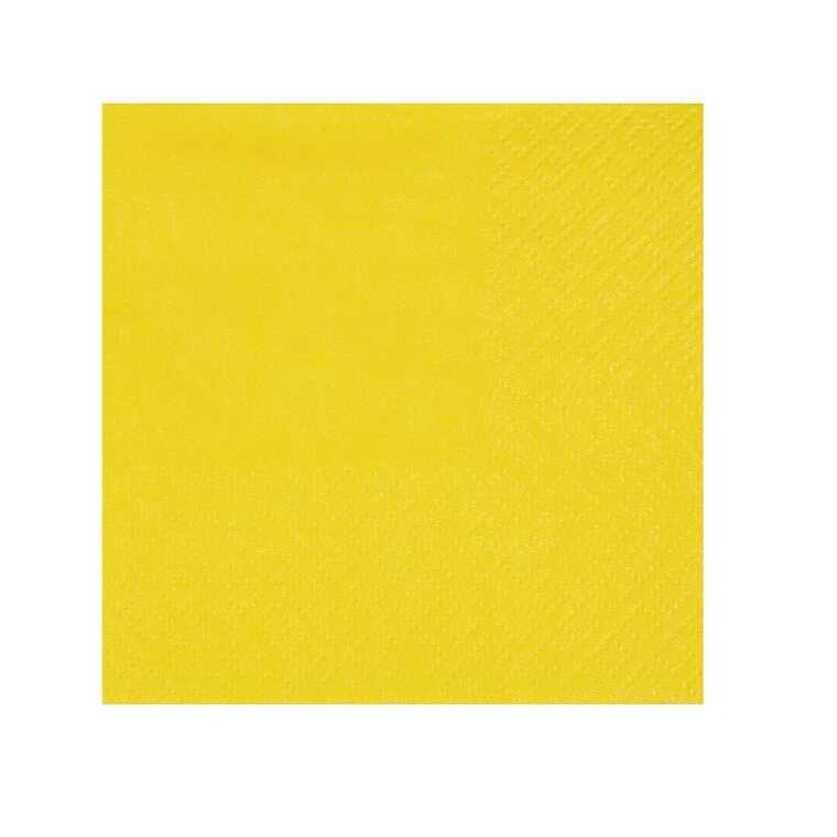 Product Image for Cocktailservietter - Gule 25 stk.