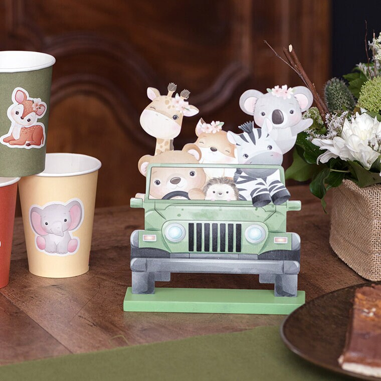 Product Image for Baby Safari - 2D Borddekorasjon i tre 18,5 cm
