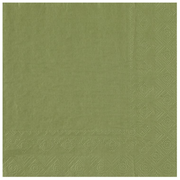Product Image for Servietter - Olivengrønn 25 stk.