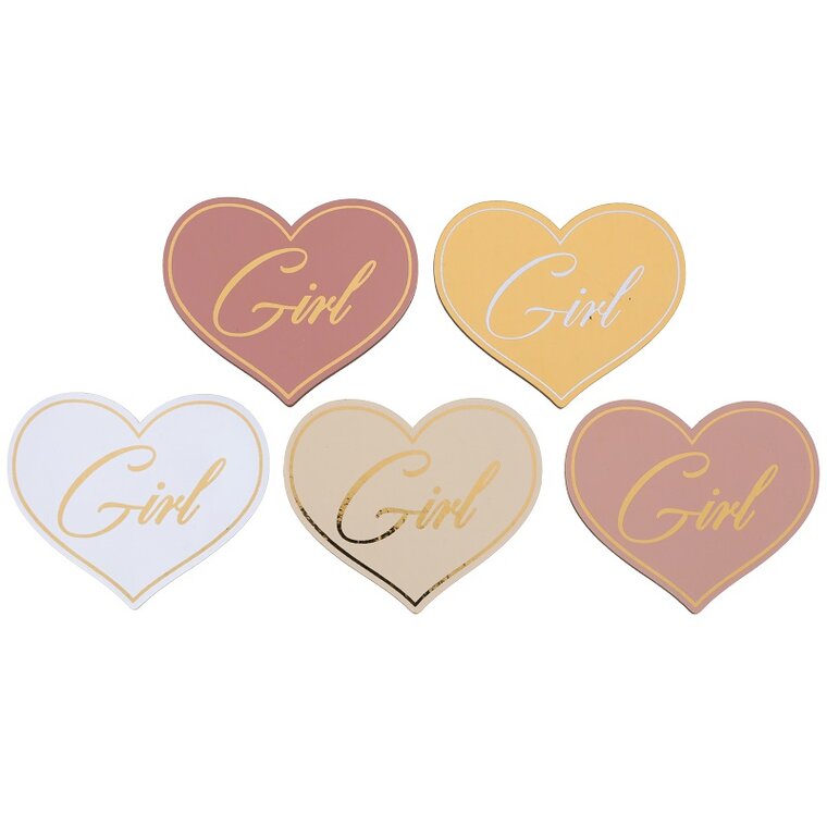 Product Image for Hjerteformet konfetti i tre - Girl