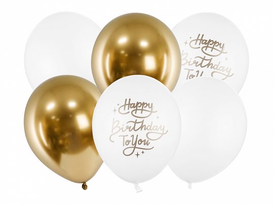 Product Image for Ballongmiks, Happy birthday to you 6 stk.