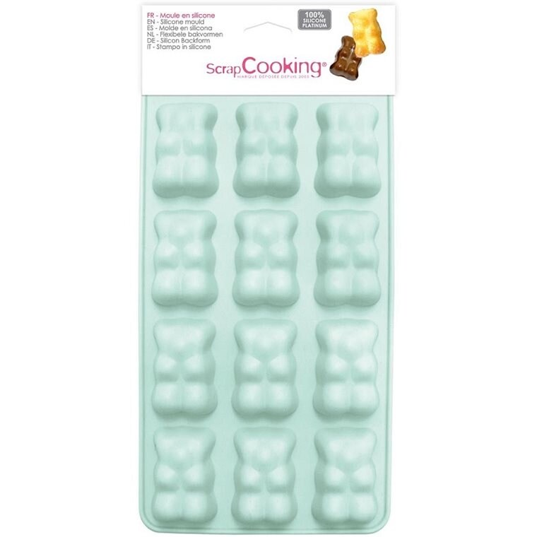Product Image for Scrap Cooking Silikonform - Teddybjørner 12 stk