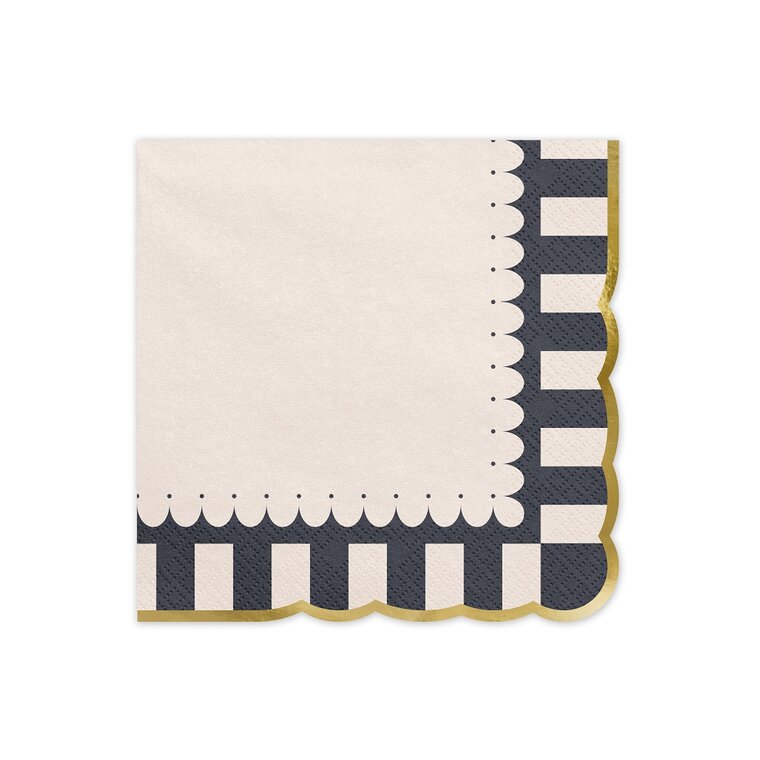 Product Image for Halloween-servietter med gullkant 12 stk.