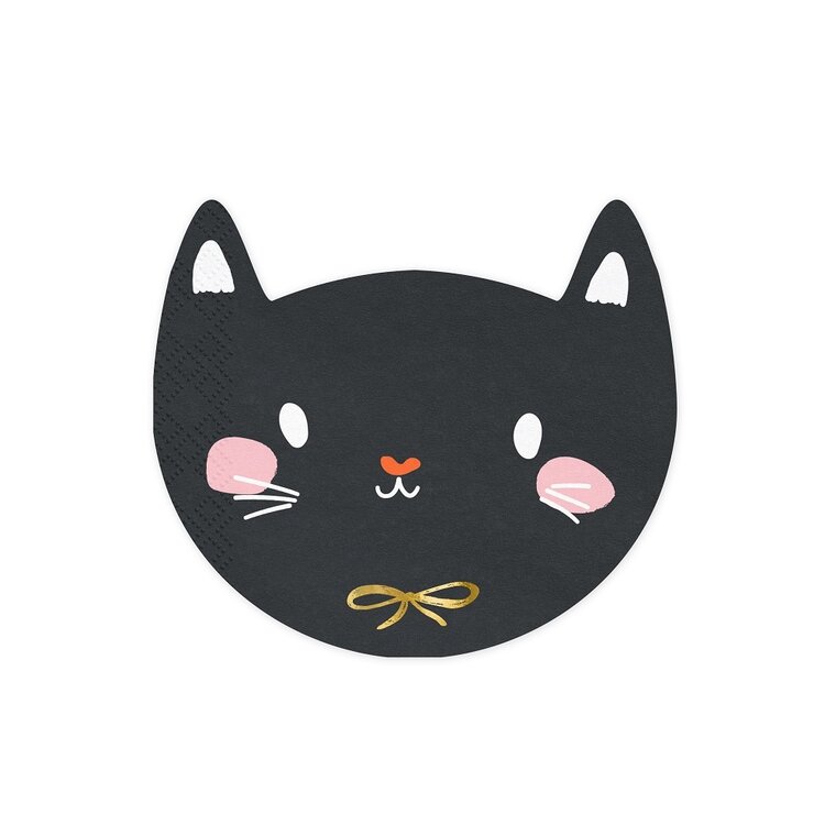 Product Image for Servietter Svart Katt 20 stk.
