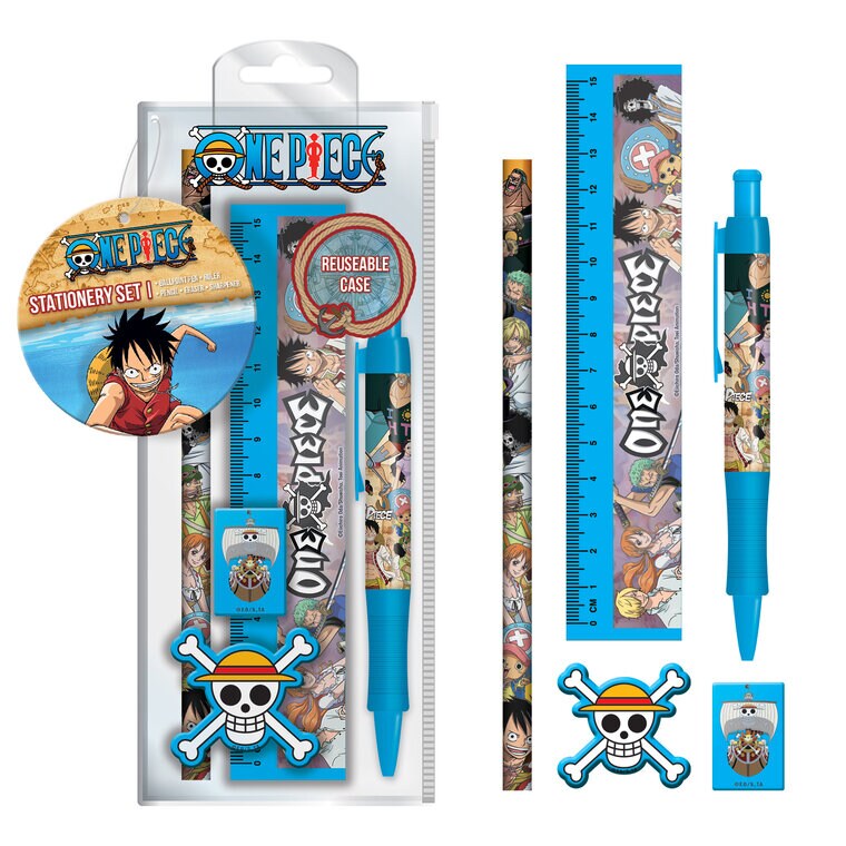 Product Image for One Piece Skolesett Blå med 5 deler