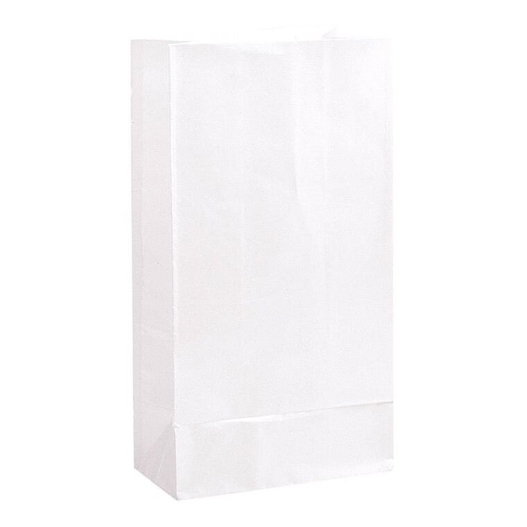 Product Image for Godteposer i papir - Hvit 12 stk.