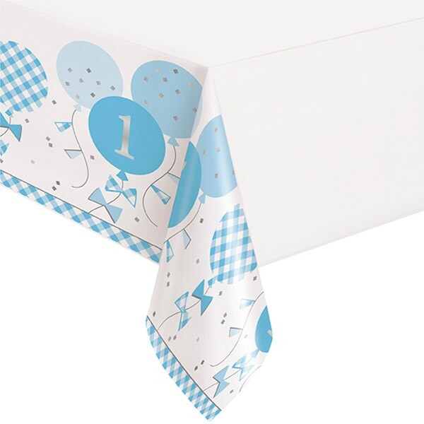 Product Image for Blårutete Duk 1 år 137 x 213 cm