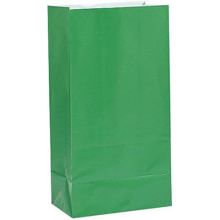 Product Image for Godteposer i papir - Mørkegrønn 12 stk.