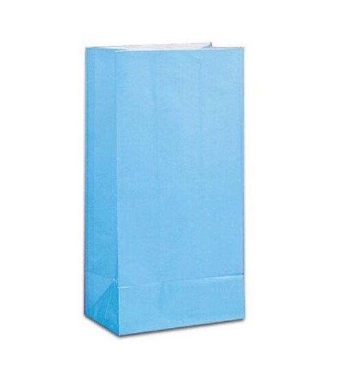 Product Image for Godteposer i papir - Lyseblå 12 stk.