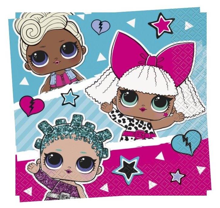 Product Image for LOL Surprise - Servietter 16 stk.