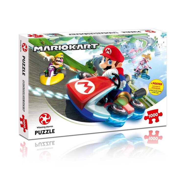 Product Image for Super Mario Bros, Puslespill Mario Kart Funracer 1000 brikker