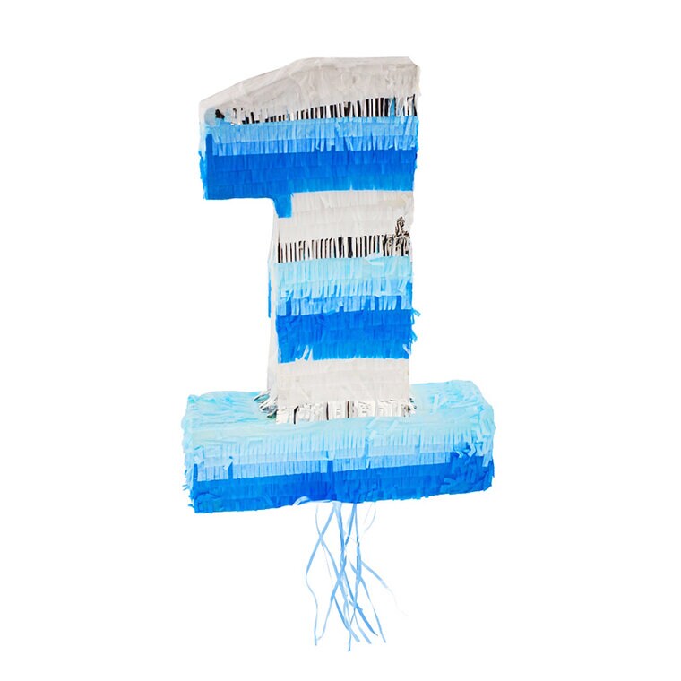 Product Image for Pinata 1-års bursdag blå 50 cm