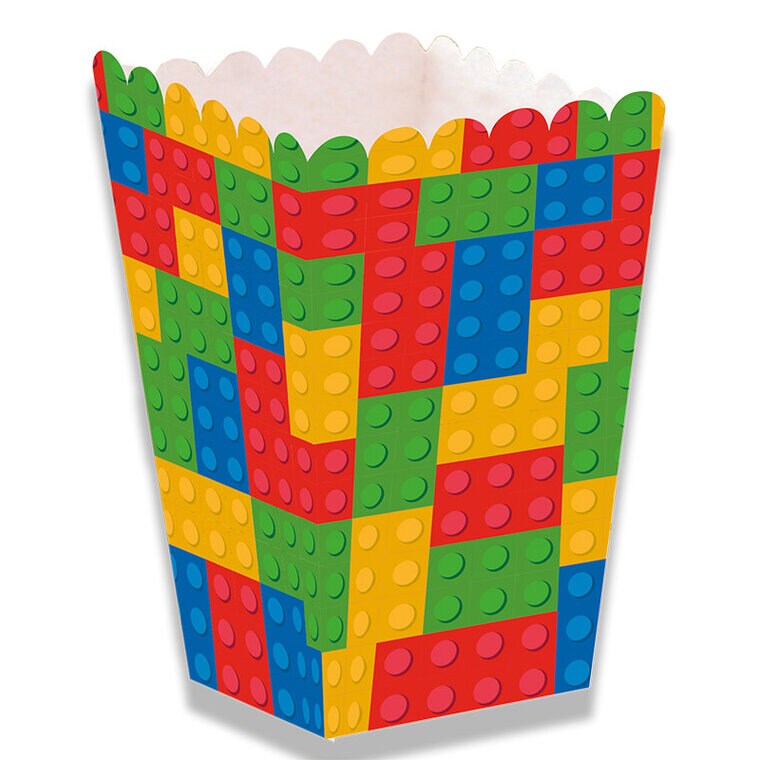 Product Image for Byggeklosser Popcornboks 12 x 5 cm