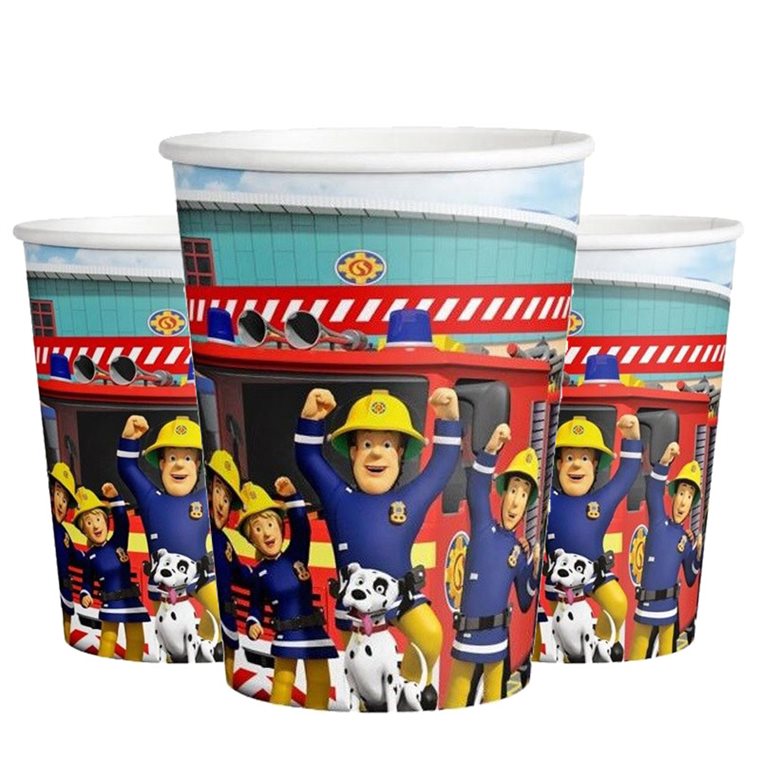 Product Image for Brannmann Sam - Pappkopper 8 stk.