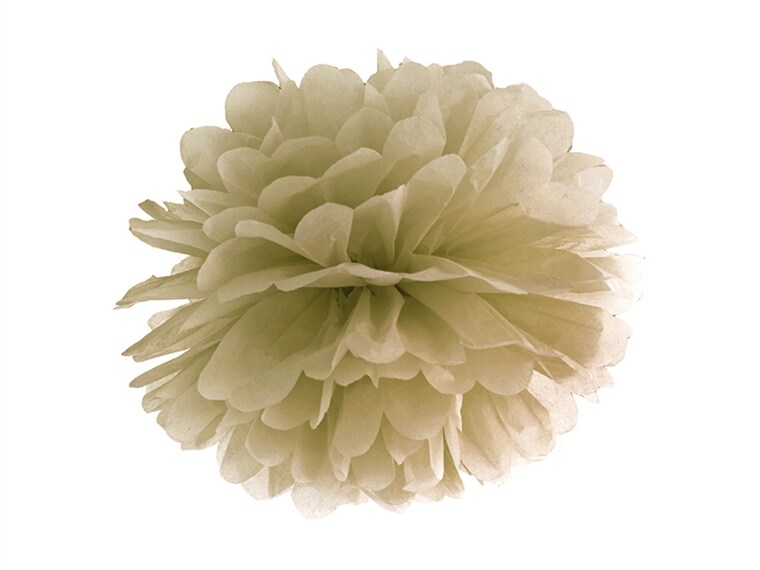 Product Image for Pom pom i ball i gullfarge 25 cm
