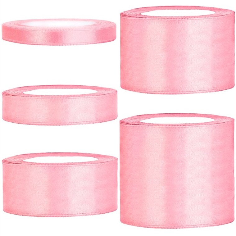 Product Image for Satengbånd, Lyserosa 25 meter