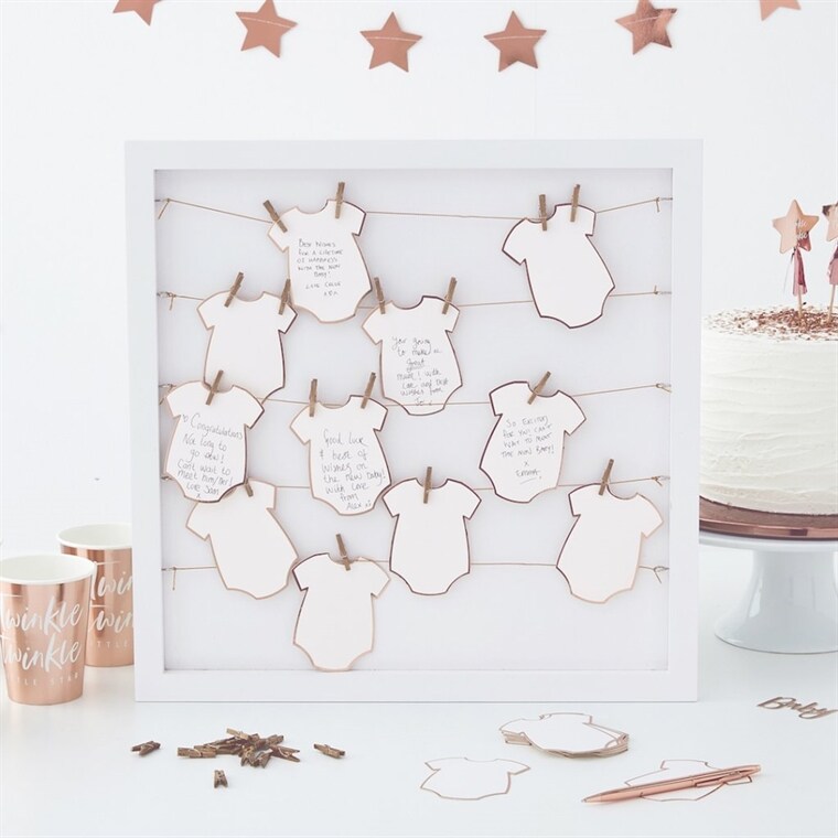 Product Image for Twinkle Twinkle, Gjestebokstavle med babyklær