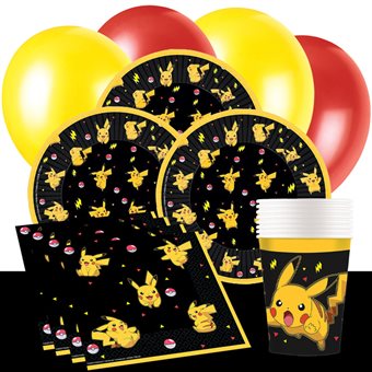 Pokémon Pikachu - Bursdagspakke 8-24 personer