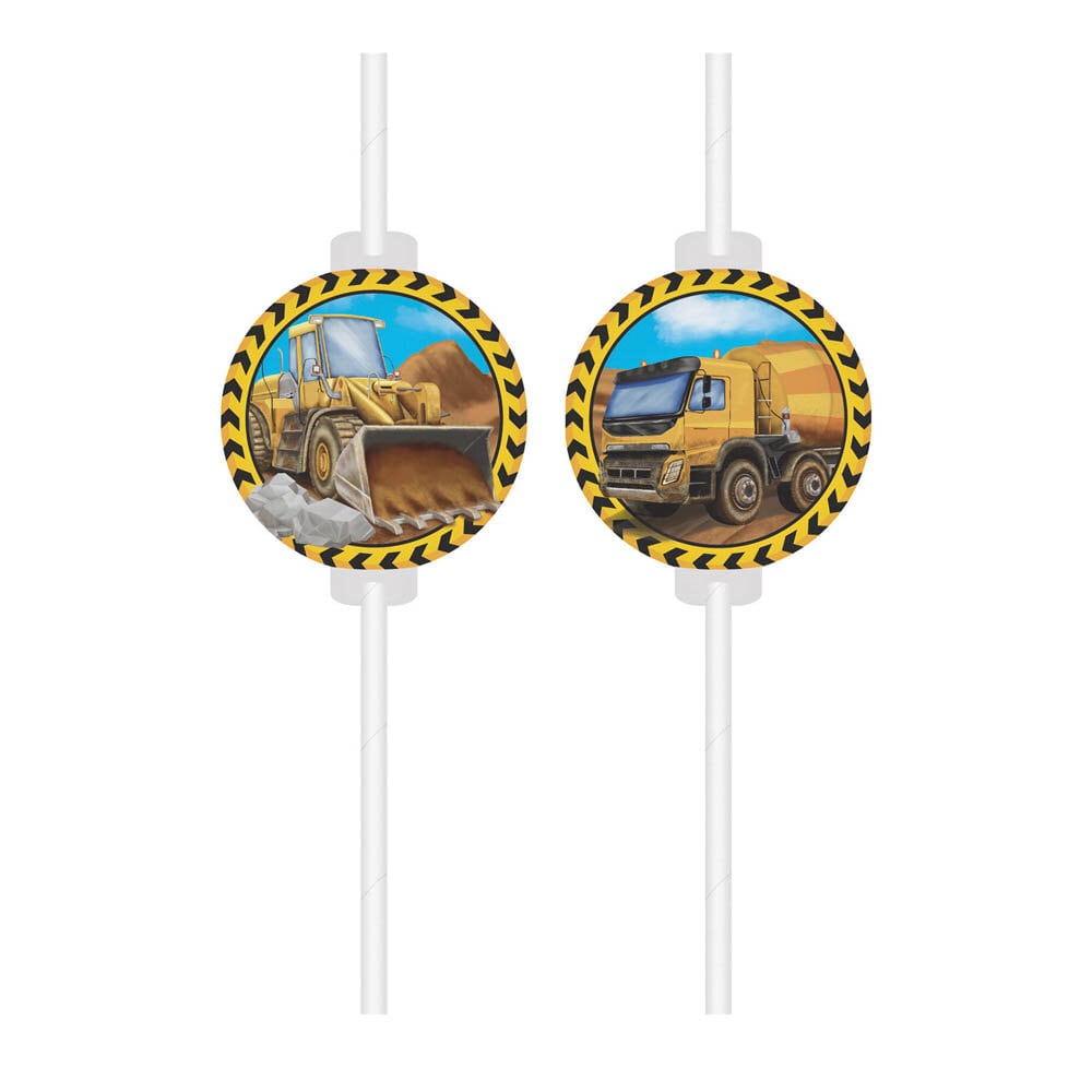 Byggeplass - Pappsugerør 4 stk.