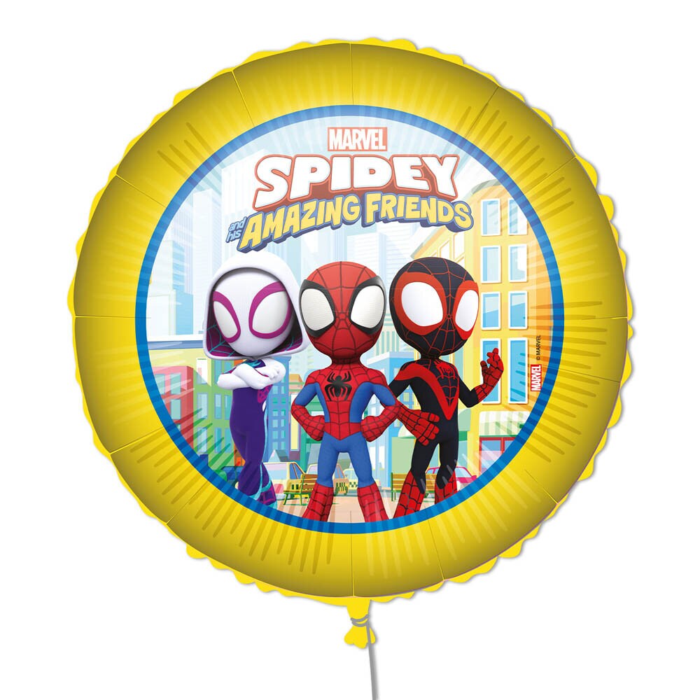 Spidey - Folieballong med ballongvekt