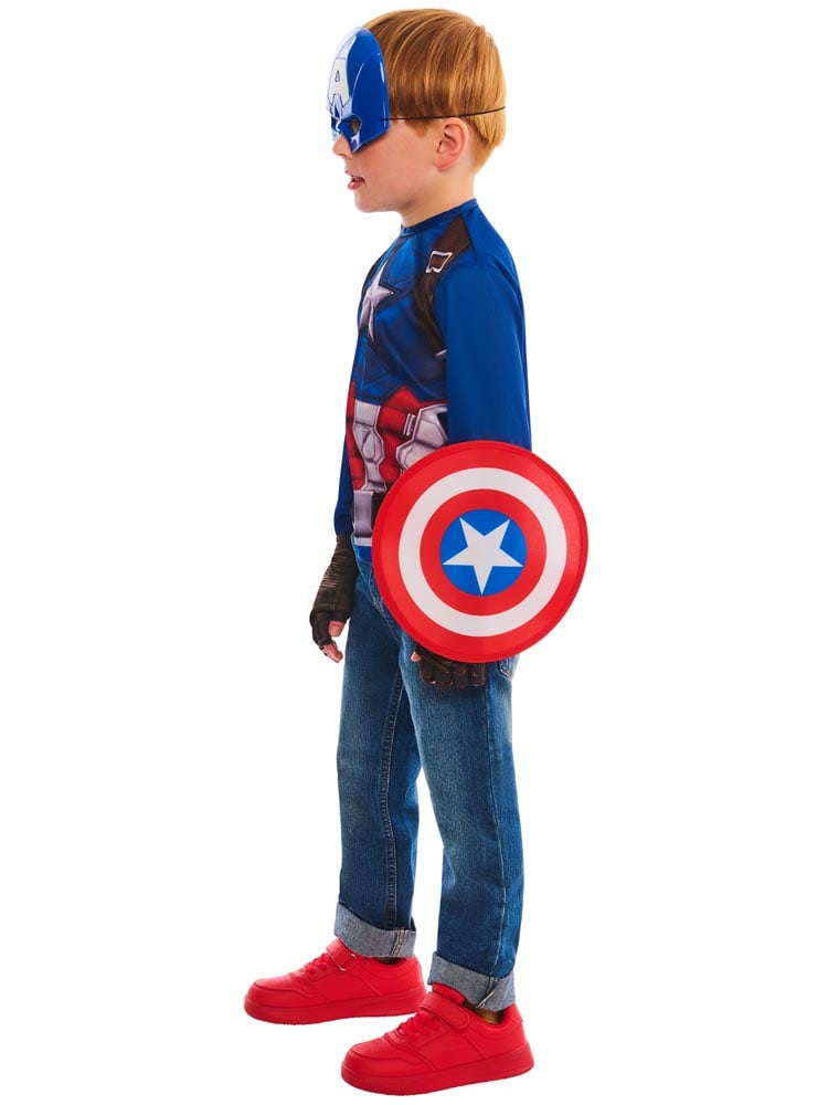 Captain America Kostymesett 4-6 år