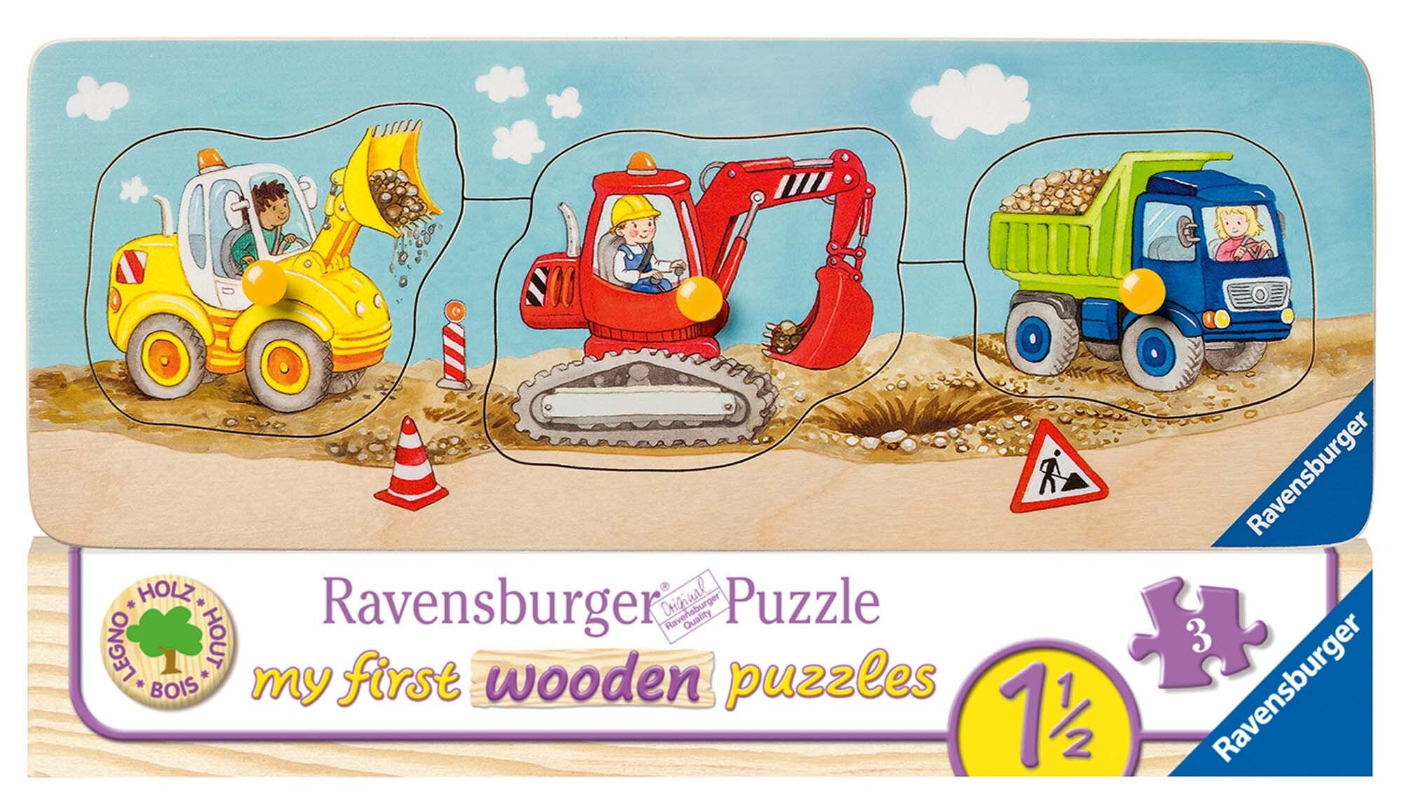 Ravensburger Puslespill, At the Constructionsite 3 brikker