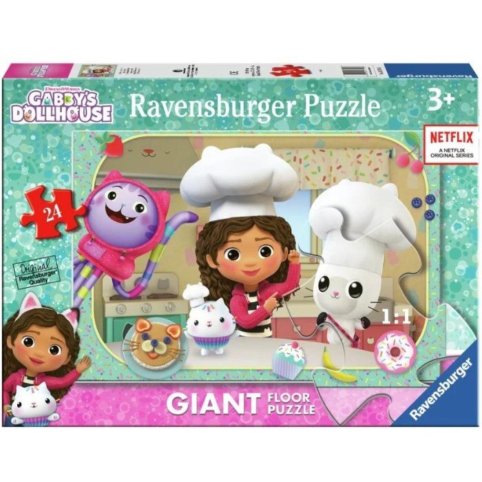 Ravensburger Gulvpuslespill - Gabby's Dollhouse 24 brikker