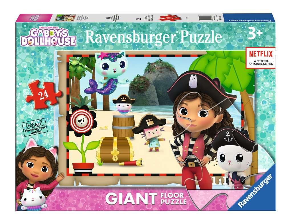 Ravensburger Gulvpuslespill - Gabby's Dollhouse 24 brikker