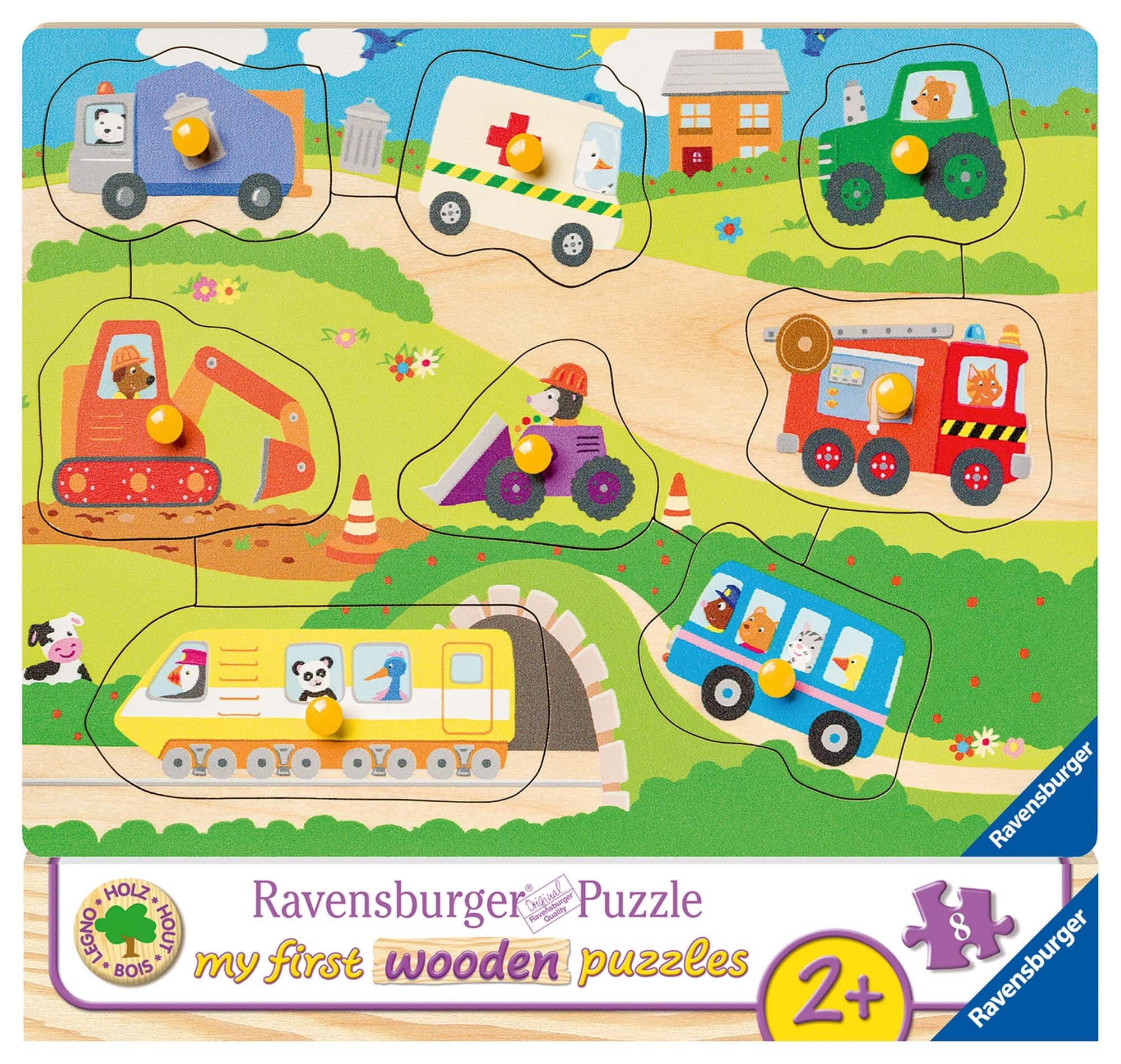 Ravensburger Puslespill, Favorite Vehicles 8 brikker