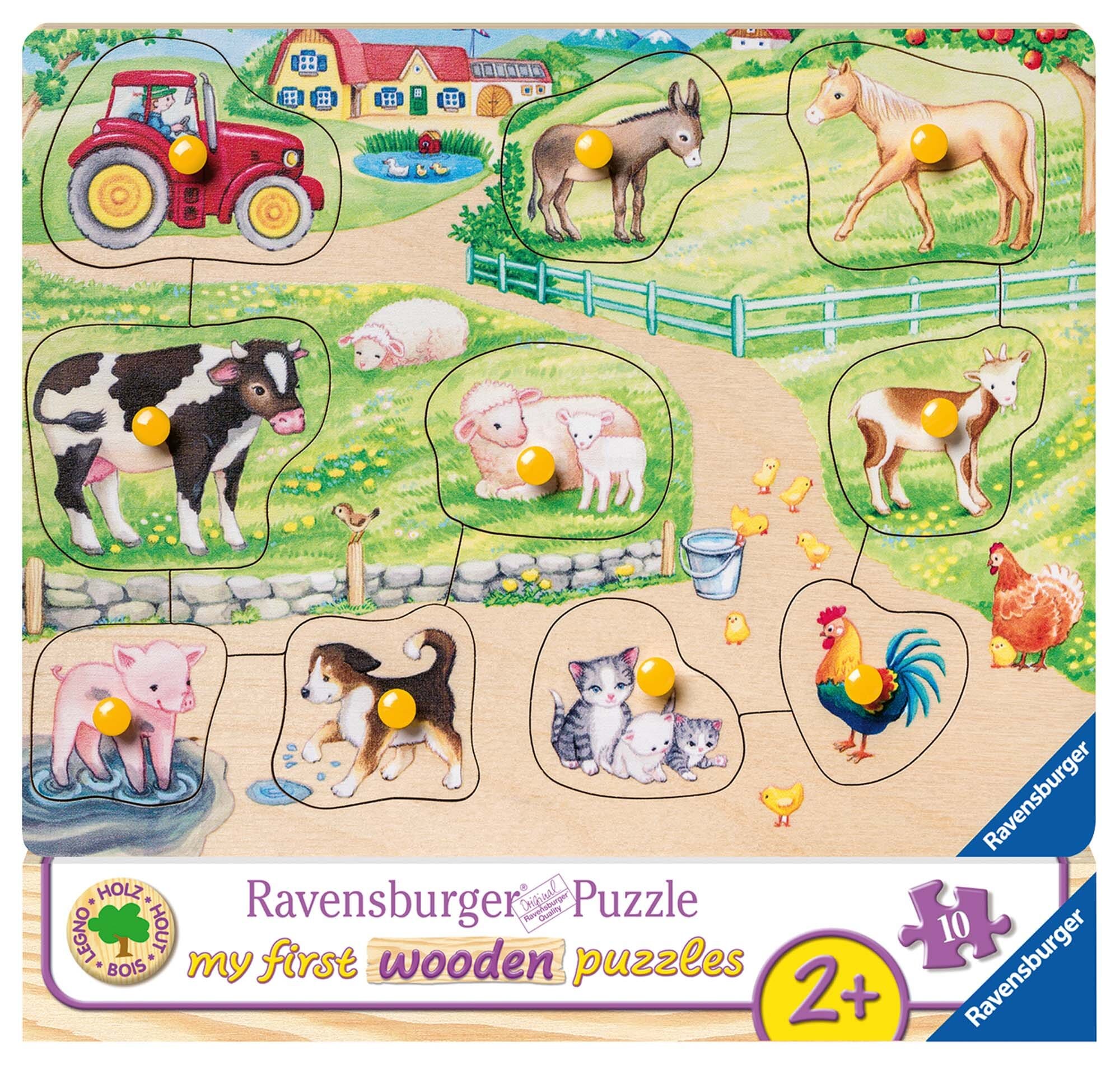 Ravensburger Puslespill, Morning at the Farm 10 brikker